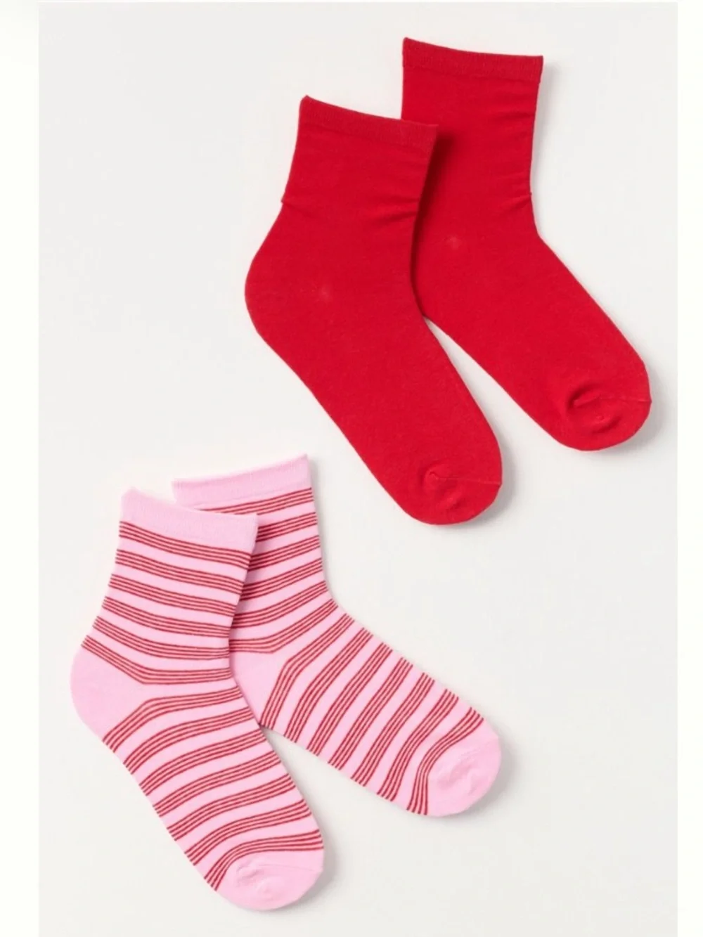 Anthropologie Striped and Solid Crew Socks NWT